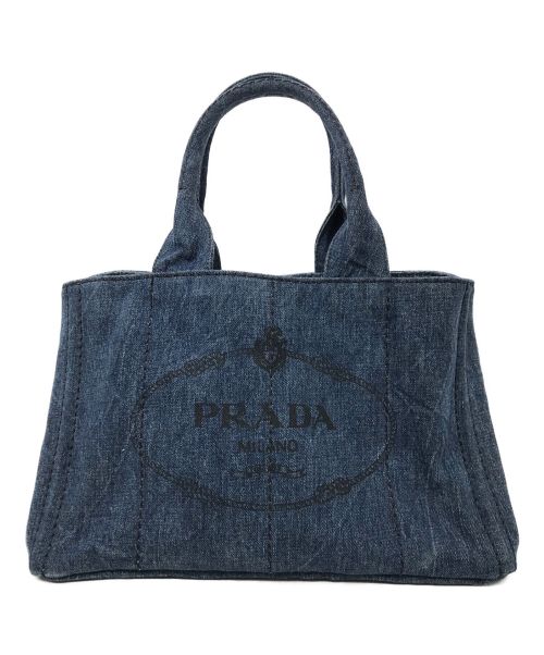 PRADA（プラダ）PRADA (プラダ) カナパトートバッグ インディゴの古着・服飾アイテム