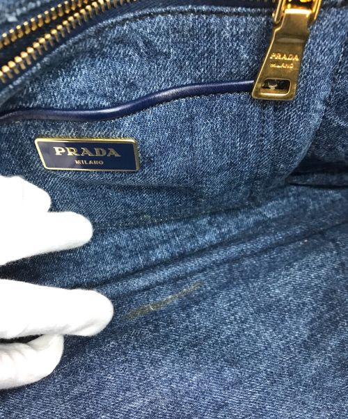 PRADA（プラダ）PRADA (プラダ) カナパトートバッグ インディゴの古着・服飾アイテム