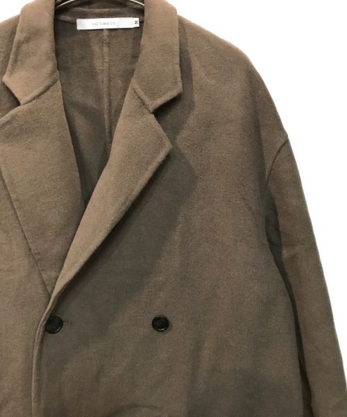 VICTIM（ヴィクティム）VICTIM (ヴィクティム) LONG COAT ブラウン サイズ:Mの古着・服飾アイテム