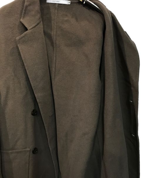 VICTIM（ヴィクティム）VICTIM (ヴィクティム) LONG COAT ブラウン サイズ:Mの古着・服飾アイテム