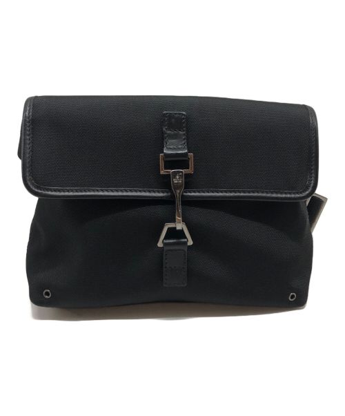 GUCCI（グッチ）GUCCI (グッチ) ウエストポーチ ブラックの古着・服飾アイテム