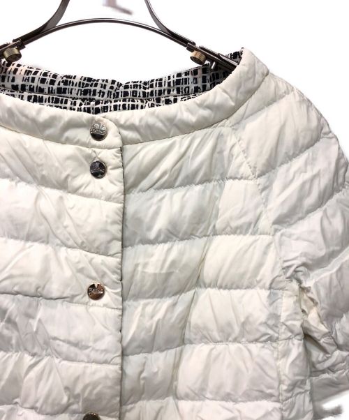 HERNO（ヘルノ）HERNO (ヘルノ) リバーシブルダウンジャケット ホワイト×ブラック サイズ:42の古着・服飾アイテム