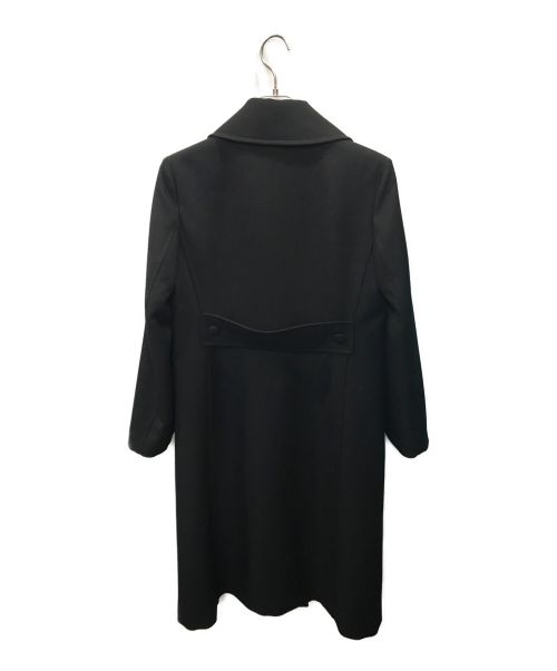 JIL SANDER（ジルサンダー）JIL SANDER (ジルサンダー) ウールダブルコート ブラック サイズ:34の古着・服飾アイテム