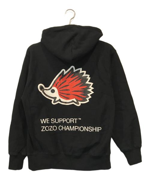 clubhaus（クラブハウス）clubhaus (クラブハウス) ZOZO (ゾゾ) プルオーバーパーカー ブラック サイズ:4の古着・服飾アイテム