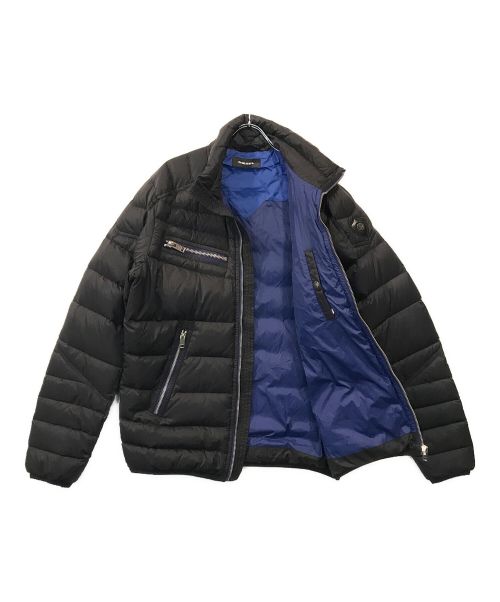 DIESEL（ディーゼル）DIESEL (ディーゼル) 袖ロゴワッペンダウンジャケット ネイビー サイズ:Lの古着・服飾アイテム