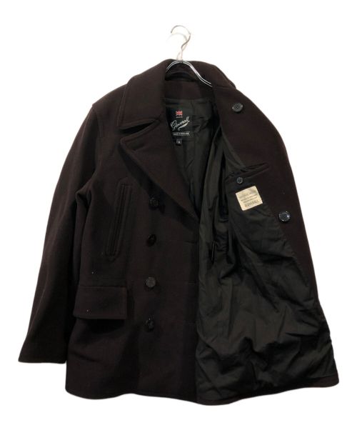 GLOVER ALL（グローバーオール）GLOVER ALL (グローバーオール) Pコート ブラック サイズ:Sの古着・服飾アイテム