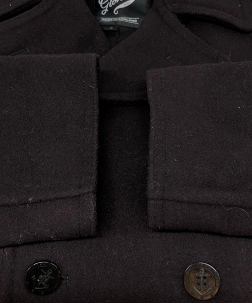 GLOVER ALL（グローバーオール）GLOVER ALL (グローバーオール) Pコート ブラック サイズ:Sの古着・服飾アイテム