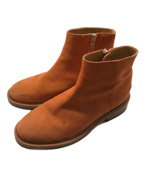 MAISON EUREKA（メゾンエウレカ）MAISON EUREKA (メゾンエウレカ) サイドジップブーツ オレンジ サイズ:41の古着・服飾アイテム