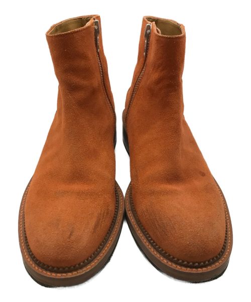 MAISON EUREKA（メゾンエウレカ）MAISON EUREKA (メゾンエウレカ) サイドジップブーツ オレンジ サイズ:41の古着・服飾アイテム