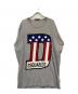 DSQUARED2（ディースクエアード）の古着「FLAG ロゴプリントTEE」｜グレー