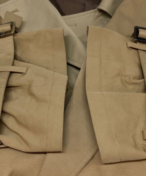 seyto（セイト）seyto (セイト) Two tone layered trench coat ベージュ サイズ:SIZE 2の古着・服飾アイテム