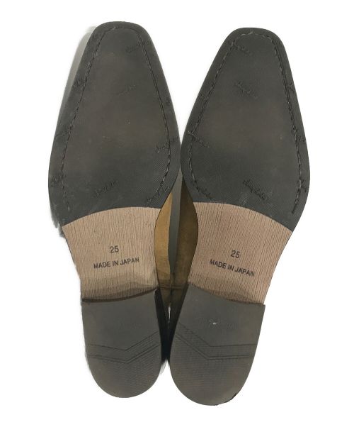 Whoop-de-doo（フープディドゥ）Whoop-de-doo (フープディドゥ) ジップアップヒールブーツ ベージュ サイズ:25の古着・服飾アイテム