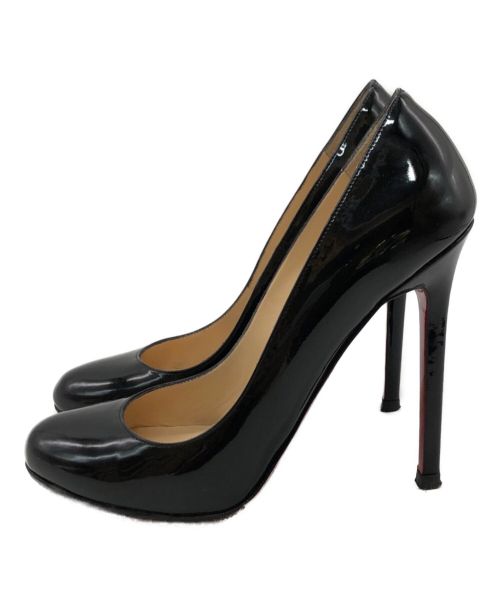 Christian Louboutin（クリスチャン・ルブタン）Christian Louboutin (クリスチャン・ルブタン) エナメルパンプス ブラック サイズ:size 34-1/2の古着・服飾アイテム