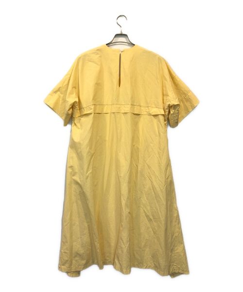 Ujoh（ウジョー）Ujoh (ウジョー) スクエアヘムシャツドレス イエロー サイズ:2の古着・服飾アイテム