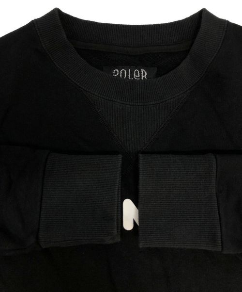 POLeR（ポーラー）POLeR (ポーラー) WIND AND SEA (ウィンダンシー) コラボスウェット ブラック サイズ:Mの古着・服飾アイテム
