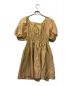 devotion twins (デボーションツウィンズ) コットンギャザーショートドレス ベージュ サイズ:S：8000円