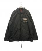s'yte×STRANGER THINGSサイト×ストレンジャーシングス）の古着「Withered Flower Crow Coach Jacket」｜ブラック