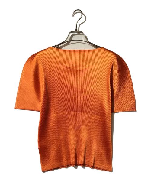 PLEATS PLEASE（プリーツプリーズ）PLEATS PLEASE (プリーツプリーズ) プリーツカットソー オレンジ サイズ:SIZE 3の古着・服飾アイテム