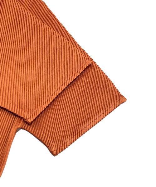 PLEATS PLEASE（プリーツプリーズ）PLEATS PLEASE (プリーツプリーズ) プリーツカットソー オレンジ サイズ:SIZE 3の古着・服飾アイテム