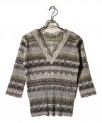 PLEATS PLEASEプリーツプリーズ）の古着「転写プリントプリーツカットソー」｜グレー