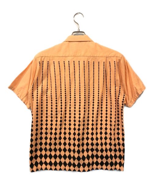 Star OF HOLLYWOOD（スターオブハリウッド）Star OF HOLLYWOOD (スターオブハリウッド) オープンカラーシャツ オレンジ サイズ:Mの古着・服飾アイテム