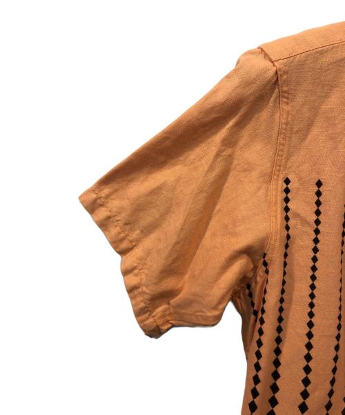 Star OF HOLLYWOOD（スターオブハリウッド）Star OF HOLLYWOOD (スターオブハリウッド) オープンカラーシャツ オレンジ サイズ:Mの古着・服飾アイテム