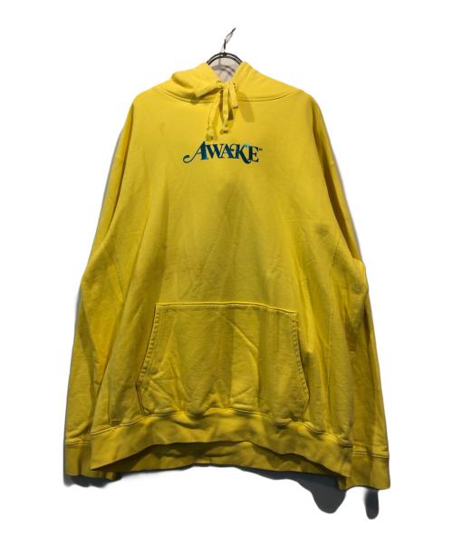 AWAKE（アウェイク）AWAKE (アウェイク) プルオーバーパーカー イエロー サイズ:Lの古着・服飾アイテム