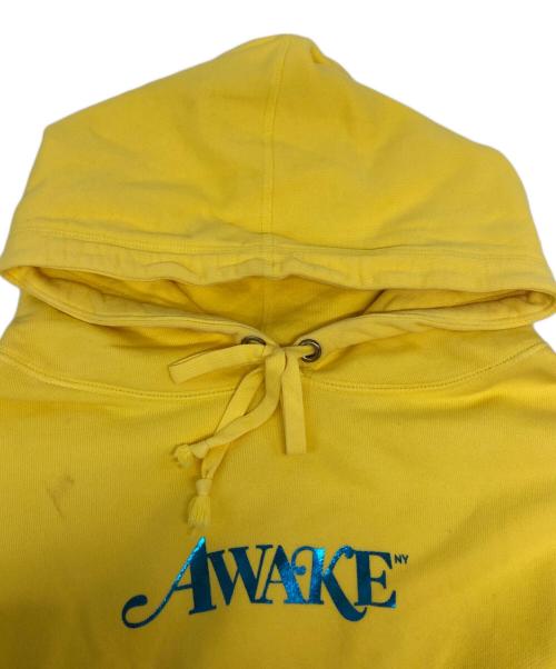AWAKE（アウェイク）AWAKE (アウェイク) プルオーバーパーカー イエロー サイズ:Lの古着・服飾アイテム