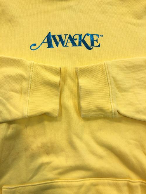 AWAKE（アウェイク）AWAKE (アウェイク) プルオーバーパーカー イエロー サイズ:Lの古着・服飾アイテム
