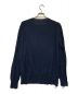 PEEL&LIFT (ピールアンドリフト) ダメージ加工クルーネックニット ネイビー サイズ:M：7000円