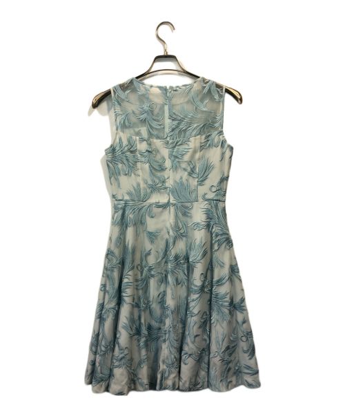 Diagram GRACE CONTINENTAL（ダイアグラム グレースコンチネンタル）Diagram GRACE CONTINENTAL (ダイアグラム グレースコンチネンタル) レースノースリーブワンピース ブルー サイズ:Sの古着・服飾アイテム