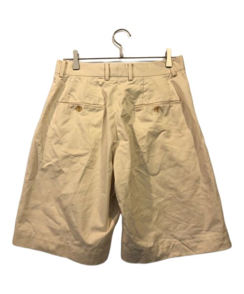 HERILL（ヘリル）HERILL (ヘリル) エジプシャンコットンチノタックショーツ ベージュ サイズ:1の古着・服飾アイテム