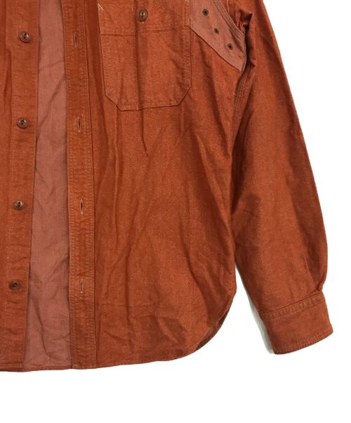 NIGEL CABOURN（ナイジェルケーボン）NIGEL CABOURN (ナイジェルケーボン) MEDEICAL SHIRT ブラウン サイズ:46の古着・服飾アイテム