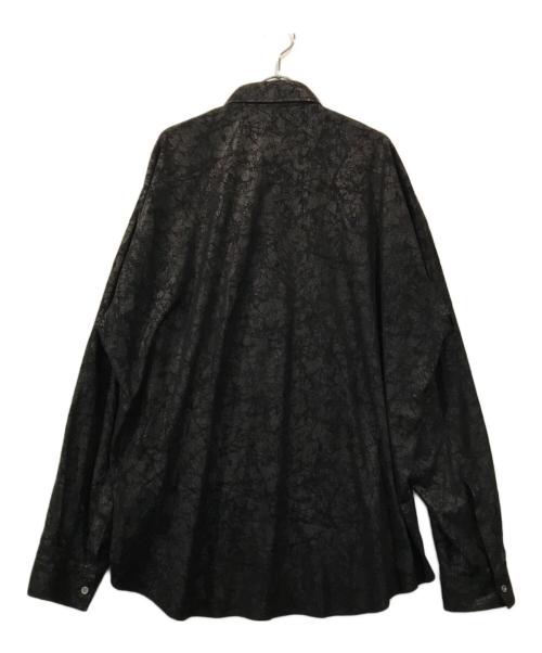 JOHN LAWRENCE SULLIVAN（ジョン ローレンス サリバン）JOHN LAWRENCE SULLIVAN (ジョン ローレンス サリバン) クラクトコーチングオーバーサイズシャツ ブラック サイズ:SUZE46の古着・服飾アイテム