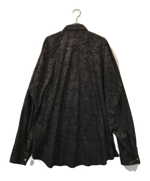 JOHN LAWRENCE SULLIVAN（ジョン ローレンス サリバン）JOHN LAWRENCE SULLIVAN (ジョン ローレンス サリバン) クラクトコーチングオーバーサイズシャツ ブラック サイズ:SUZE46の古着・服飾アイテム