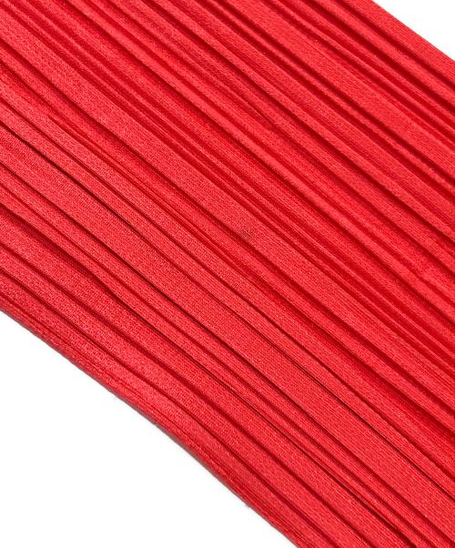 PLEATS PLEASE（プリーツプリーズ）PLEATS PLEASE (プリーツプリーズ) ジップアッププリーツブラウス オレンジ サイズ:3の古着・服飾アイテム