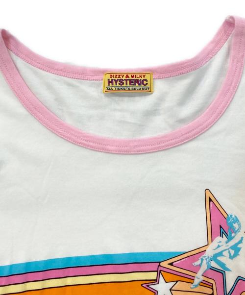 Hysteric Glamour（ヒステリックグラマー）Hysteric Glamour (ヒステリックグラマー) STAR GIRL チビTシャツ ホワイト サイズ:SIZE Freeの古着・服飾アイテム