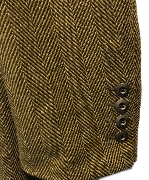 JOHN LAWRENCE SULLIVAN（ジョン ローレンス サリバン）JOHN LAWRENCE SULLIVAN (ジョン ローレンス サリバン) ウールフランネルシングルコート カーキ サイズ:46の古着・服飾アイテム