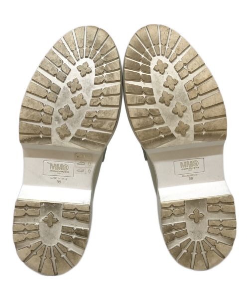 MM6 Maison Margiela（エムエムシックスメゾンマルジェラ）MM6 Maison Margiela (エムエムシックス メゾンマルジェラ) 厚底コインローファー グレー サイズ:39の古着・服飾アイテム