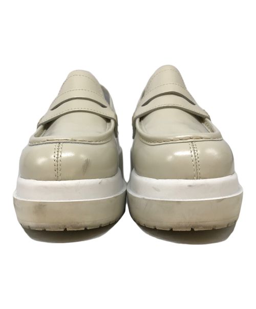 MM6 Maison Margiela（エムエムシックスメゾンマルジェラ）MM6 Maison Margiela (エムエムシックス メゾンマルジェラ) 厚底コインローファー グレー サイズ:39の古着・服飾アイテム