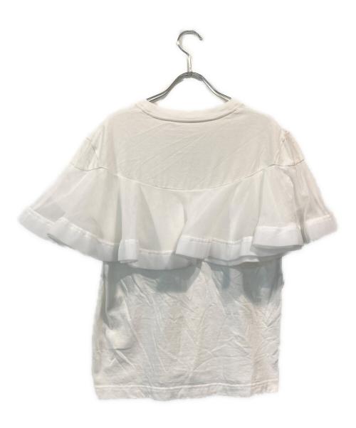 Gypsohila（ジプソフィア）Gypsohila (ジプソフィア) フリル切替T ホワイト サイズ:SIZE Freeの古着・服飾アイテム