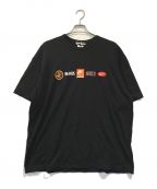 BLACK COMME des GARCONS×NIKEブラックコムデギャルソン×ナイキ）の古着「綿天竺 NIKE プリント カットソー」｜ブラック