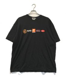 BLACK COMME des GARCONS×NIKE（ブラックコムデギャルソン×ナイキ）の古着「綿天竺 NIKE プリント カットソー」｜ブラック
