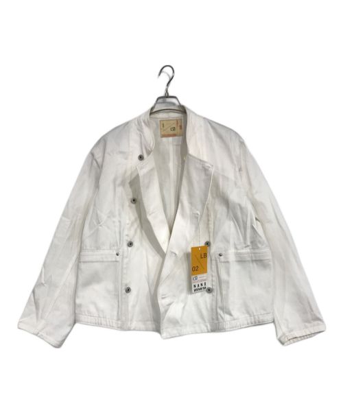 nano・universe（ナノ・ユニバース）nano・universe (ナノ・ユニバース) ミリタリーコックジャケット ホワイト サイズ:Lの古着・服飾アイテム