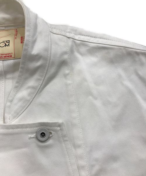 nano・universe（ナノ・ユニバース）nano・universe (ナノ・ユニバース) ミリタリーコックジャケット ホワイト サイズ:Lの古着・服飾アイテム