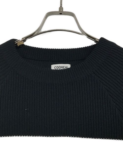 Coohem（コーヘン）Coohem (コーヘン) クルーネックニット ネイビー サイズ:Mの古着・服飾アイテム