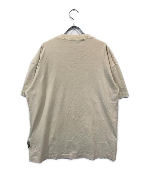 Palm Angels（パーム エンジェルス）Palm Angels (パーム エンジェルス) SEASONAL LOGO T-shirt ベージュ サイズ:Mの古着・服飾アイテム