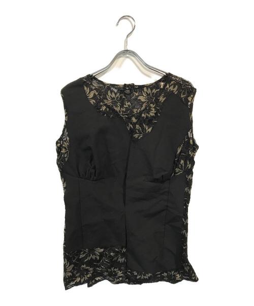 COMME des GARCONS（コムデギャルソン）COMME des GARCONS (コムデギャルソン) レースブラウス ブラック サイズ:sの古着・服飾アイテム
