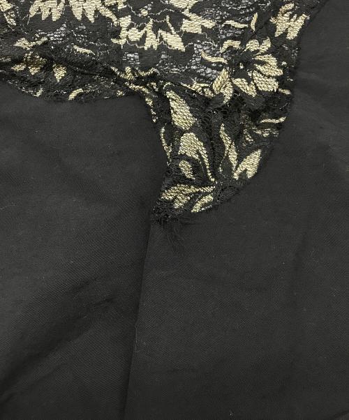 COMME des GARCONS（コムデギャルソン）COMME des GARCONS (コムデギャルソン) レースブラウス ブラック サイズ:sの古着・服飾アイテム