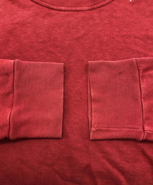 STONE ISLAND（ストーンアイランド）STONE ISLAND (ストーンアイランド) アーカイブラグランスウェット レッド サイズ:不明の古着・服飾アイテム